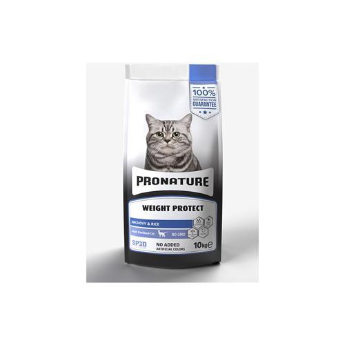 Sterilised Hamsili ve Pirinçli Kısır Kedi Maması 10kg Pronature Weight Protect Cat Anchovy