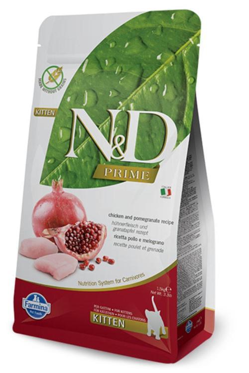 Tavuk Ve Narlı Tahılsız Yavru Kedi Maması 5 kg