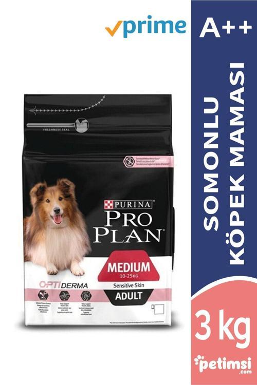 Medium Somonlu Yetişkin Köpek Maması 3 Kg