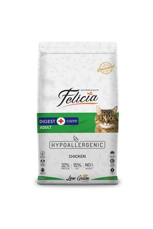 Düşük Tahıllı Hipoalerjenik Tavuklu Yetişkin Kedi Maması 2 Kg -