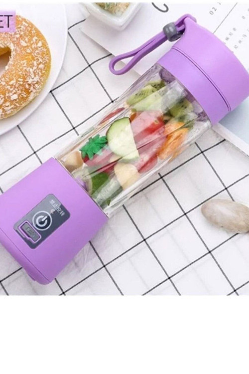 Portatif Taşınabilir El Blender 380 Ml 6 Bıçaklı Usb Şarjlı Blender Rcn-Blender