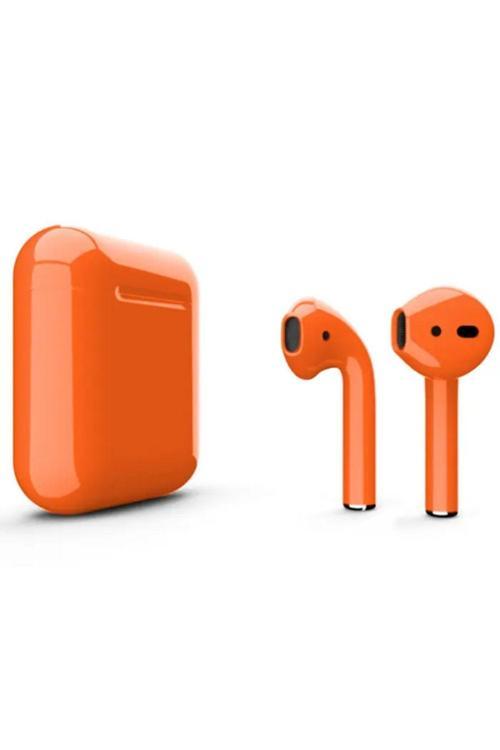 Tws I12 Bluetooth Kulaklık Turuncu Her Telefon Ile Uyumlu 2024 Versiyon A++ Kalite