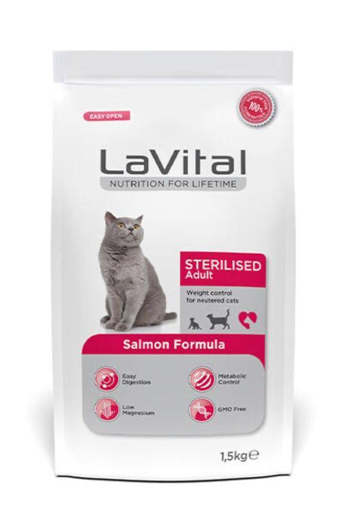 Adult Sterilesed Kısırlaştırılmış Somonlu Kedi Maması 12kg