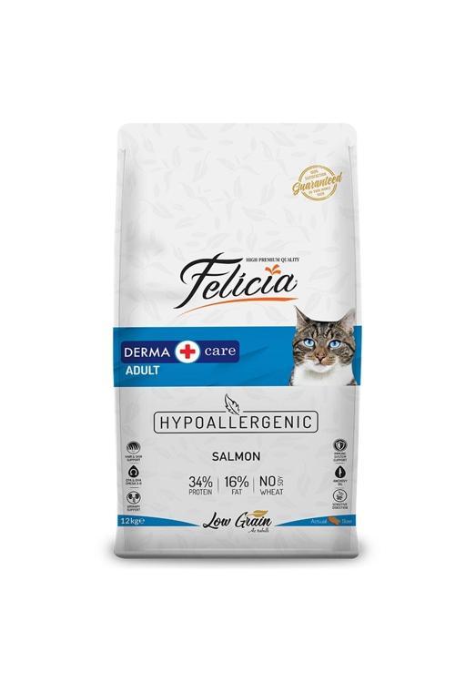 Hypoallergenic Somonlu Düşük Tahıllı Yetişkin Kedi Maması 12 Kg