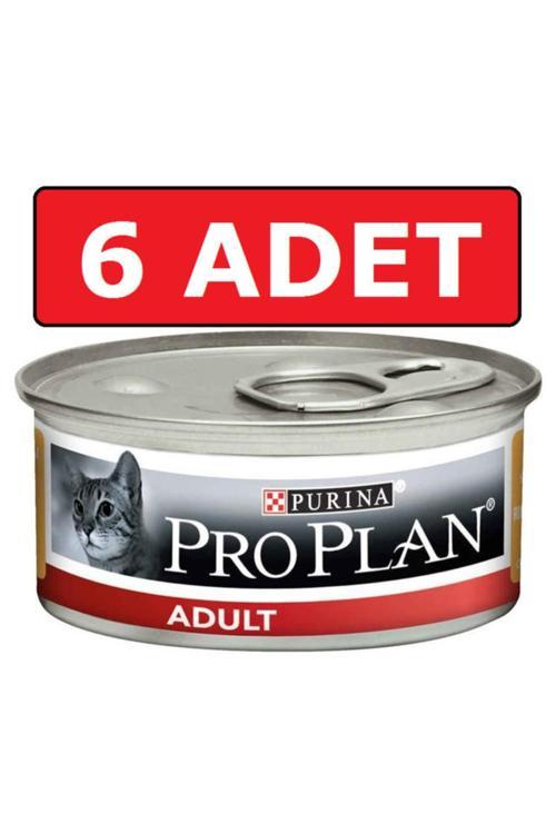 Adult Tavuk Etli Yetişkin Kedi Konservesi 85 Gr X 6 Adet Yaş Mama