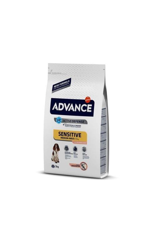 Sensitive Hassas Deri Somon Medium Maxi Köpek Maması 3 Kg