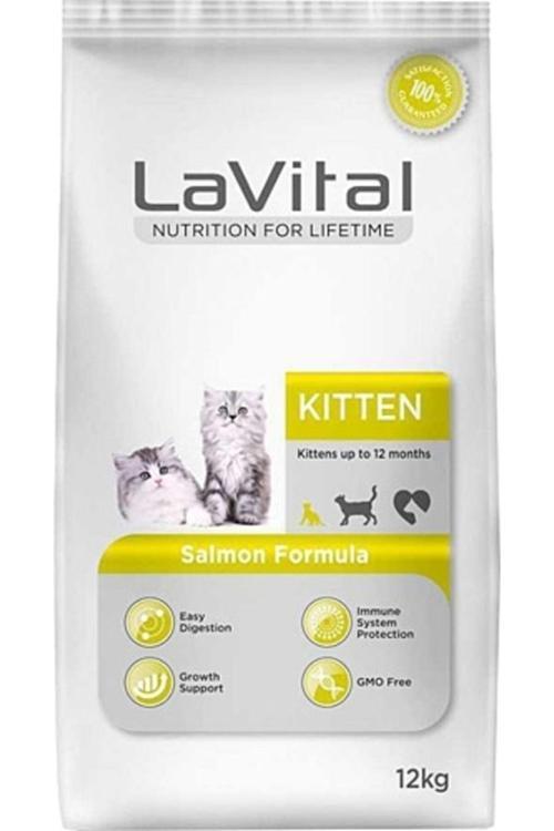 (kitten) Yavru Kedi Maması Somonlu 12 Kg.