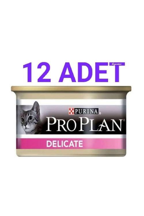 Delicate Hindili Kedi Konservesi 85 Gr X 12 Adet