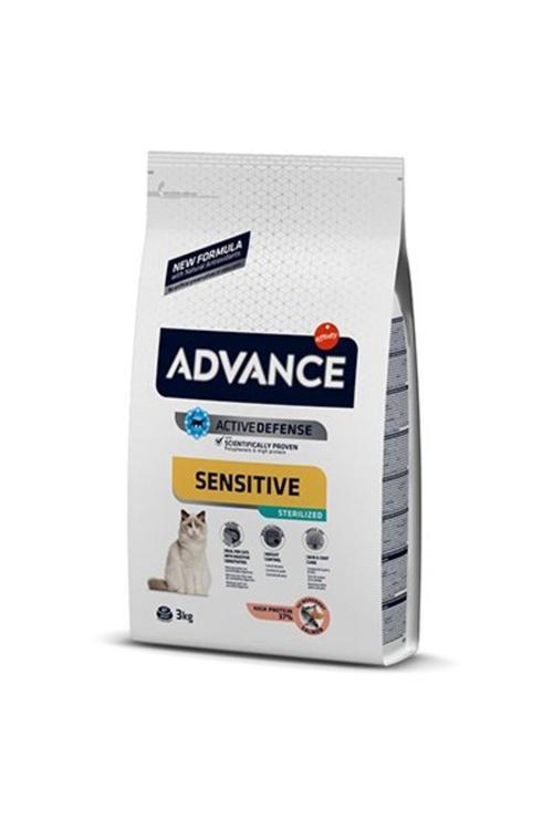 Sensitive Somonlu Kısırlaştırılmış Hassas Kedi Maması 3 Kg