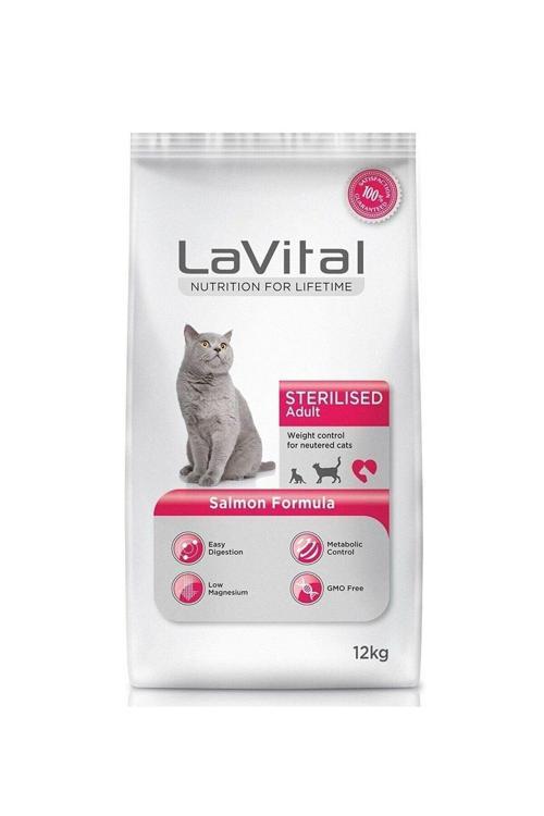 Sterilesed Somonlu Kısırlaştırılmış Yetişkin Kedi Maması 12 KG