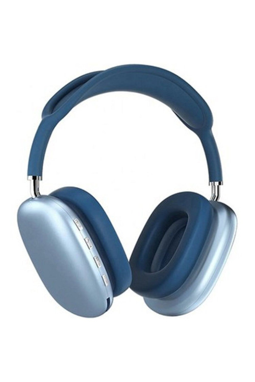 P9 Air Max Kablosuz 5.0 Mikrofonlu Bluetooth Kulaklık Mavi