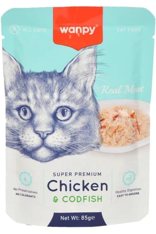 Pouch Tavuklu & Deniz Taraklı Yaş Kedi Maması (85GR X 12 ADET)