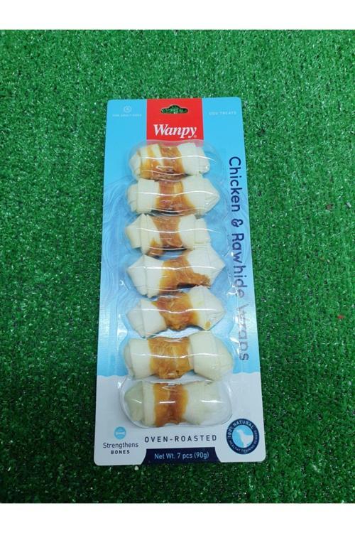 Tavuk Sargılı 7'li Çiğneme Kemiği Köpek Ödülü 90 Gr