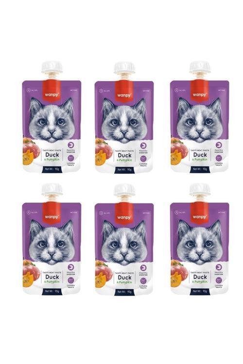 Taze Ördekli & Balkabaklı Kedi Et Ezmesi 90 Gr. X 6 Adet