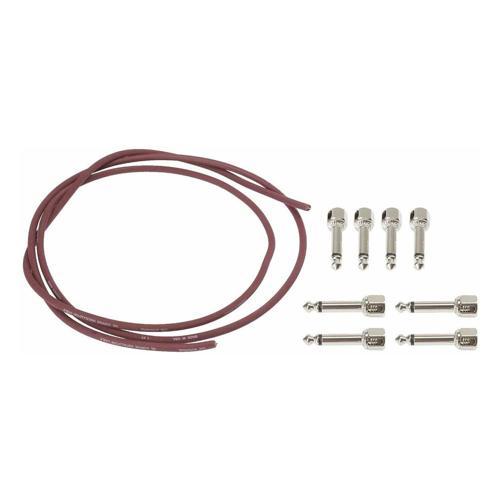 Evidence Audio Sis Diy Solderless Patch Cable Kit Pedal Ara Kablosu - Classic Burgundy