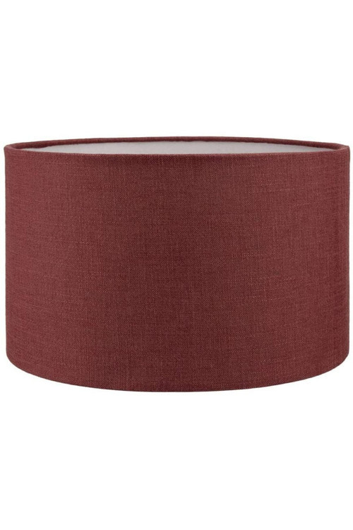 Bordo Lambader Başlığı Çap 35 Cm Kumaş Silindir Lb809