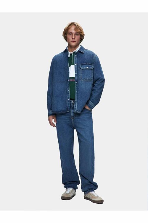 Aıdan Jemıma Wash Erkek Jean Gömlek