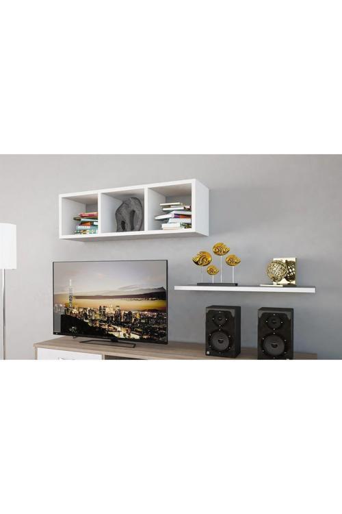 Duvar Rafı Kitaplık 90CM
