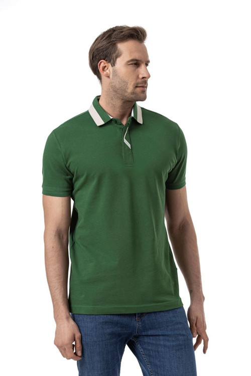 Yaka Detaylı Polo T-Shirt