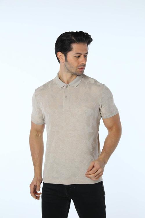 Jakarlı Polo Yaka T-Shirt