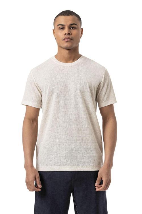 Keten Bisiklet Yaka T-Shirt