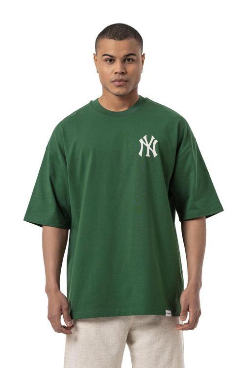 Ny Baskılı Oversize T-Shirt