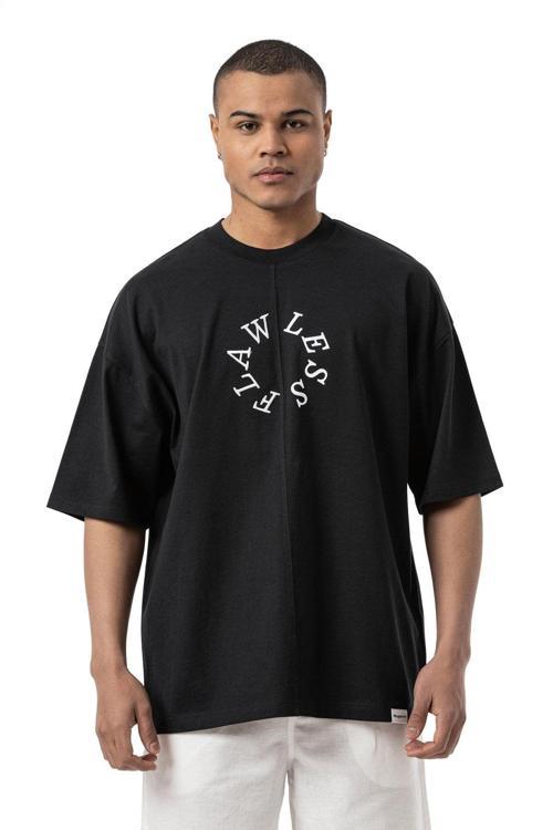 Flawless Baskılı Oversize T-Shirt