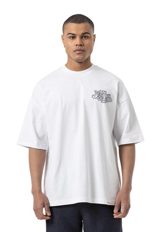 Franky Hıpster Baskılı Oversize T-Shirt