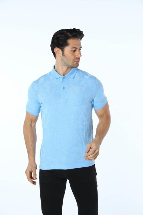 Jakarlı Polo Yaka T-Shirt