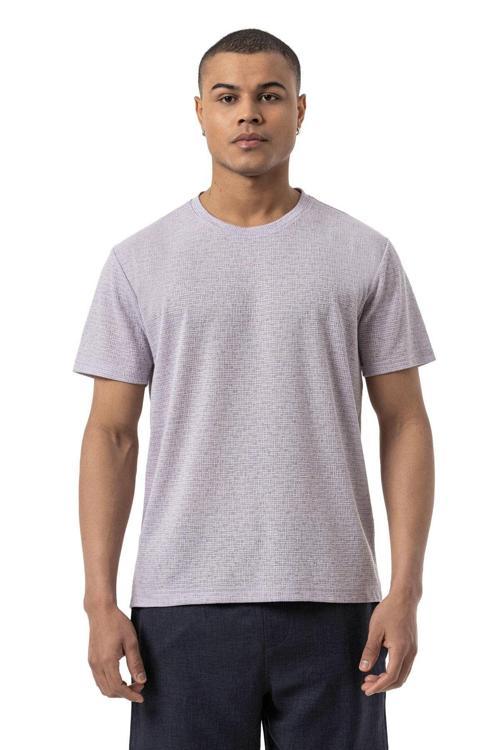 Keten Bisiklet Yaka T-Shirt
