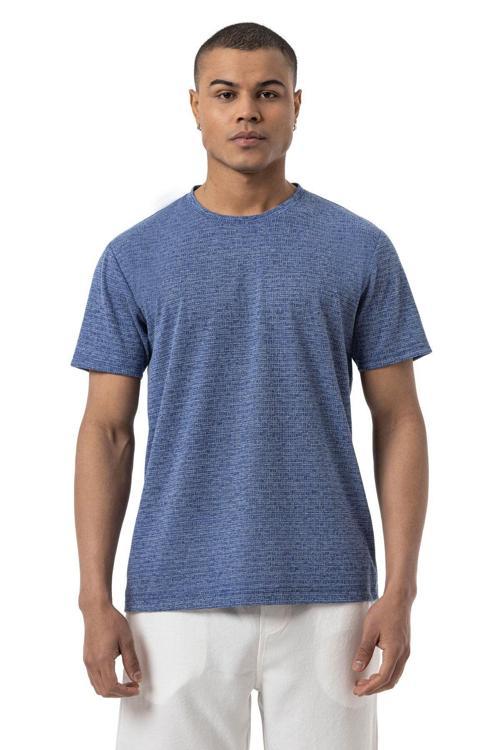 Keten Bisiklet Yaka T-Shirt