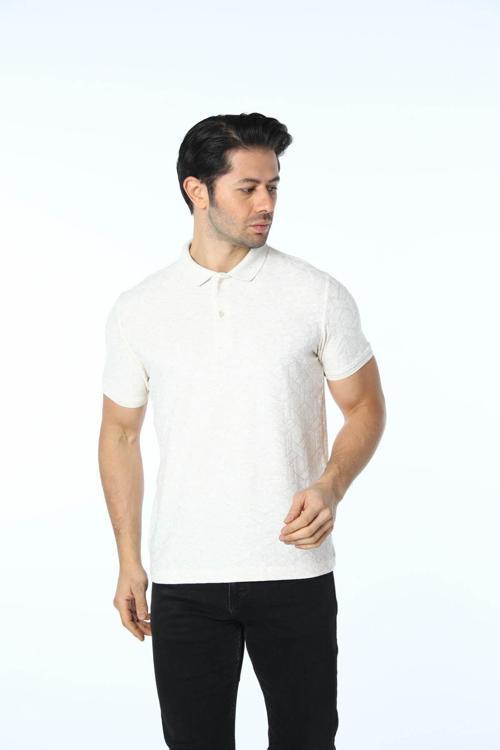 Jakarlı Polo Yaka T-Shirt