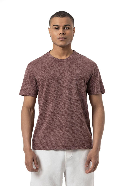 Keten Bisiklet Yaka T-Shirt