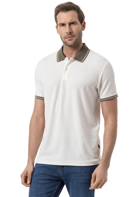 Jakarlı Polo Yaka T-Shirt