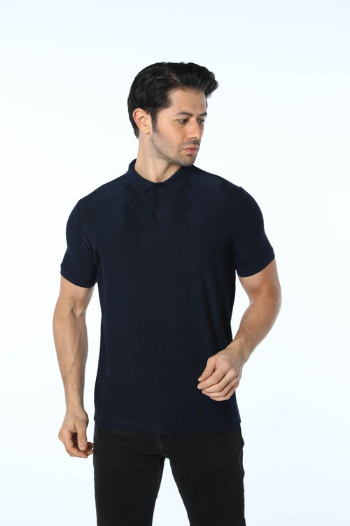 Jakarlı Polo Yaka T-Shirt