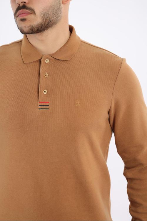 Polo Yaka Pamuk Sweatshirt Selanik