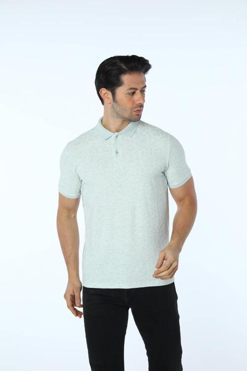 Jakarlı Polo Yaka T-Shirt