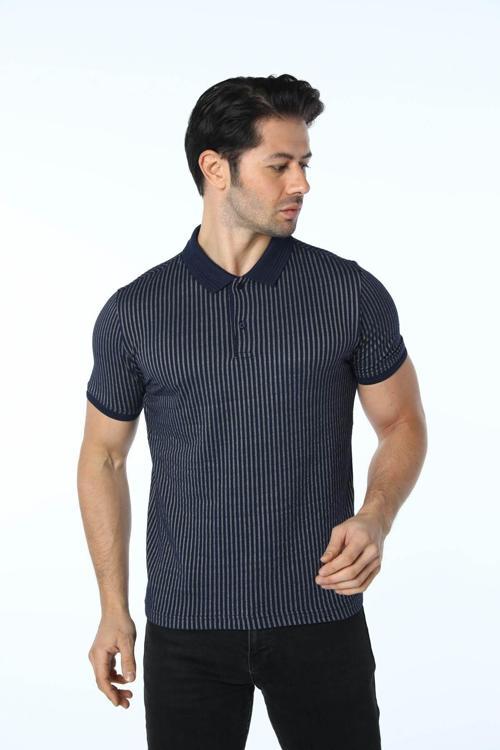 Jakarlı Polo Yaka T-Shirt