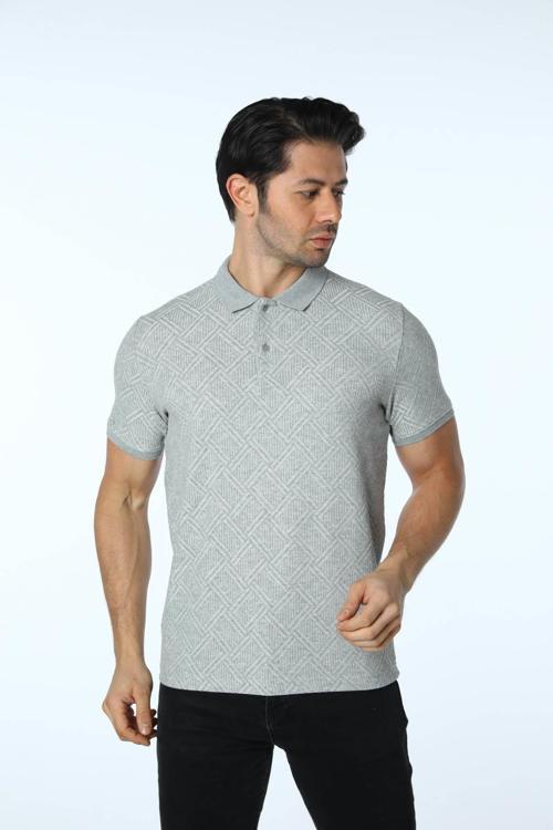 Jakarlı Polo Yaka T-Shirt