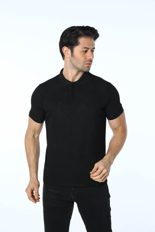 Jakarlı Polo Yaka T-Shirt