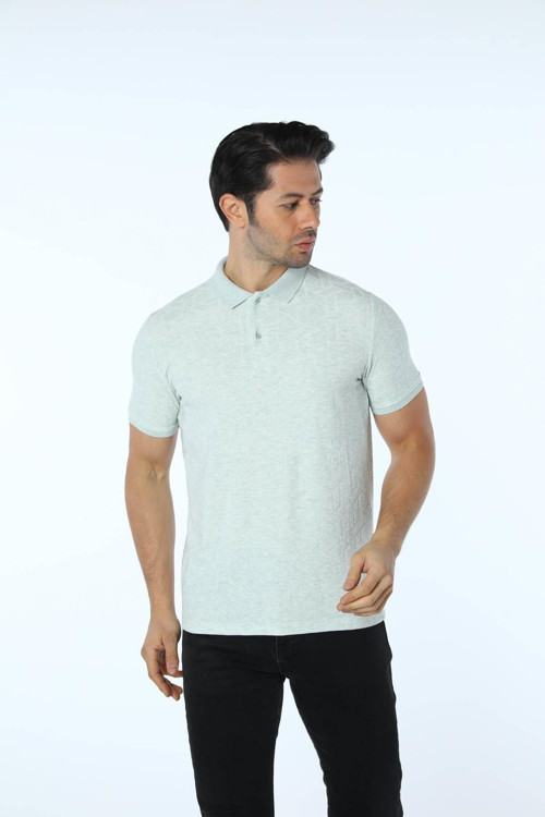 Jakarlı Polo Yaka T-Shirt
