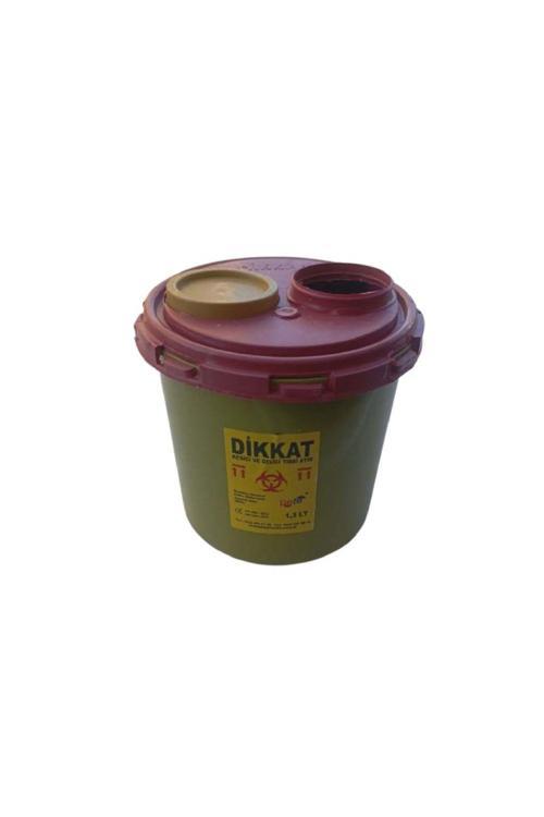 Kesici Ve Delici Enfekte Tıbbi Atık Çöp Kutusu - Tıbbi Atık Çöp Kovası 1.3 Litre 20 Adet