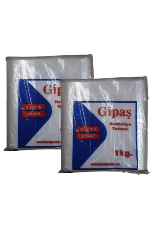Bakkaliye Naylon Torba 3'Kg Lık 26X42 Cm 2 Paket (330 Adet)