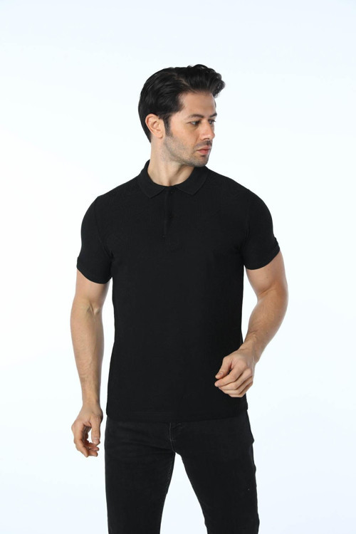 Jakarlı Polo Yaka T-Shirt
