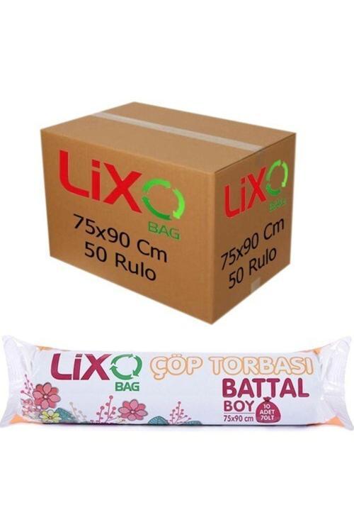 Lixo Çöp Torbası Battal Boy 75*90 180 Gr* 50 Li
