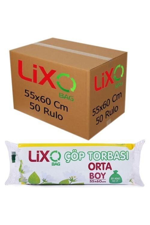 Lixo Çöp Torbası Orta Boy 55X60 *50 Li