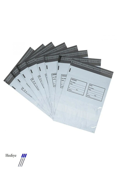 Battal Boy Cepli Kargo Poşeti 45X55+5 Cm - 200 Adet (40+40=80 Mikron)