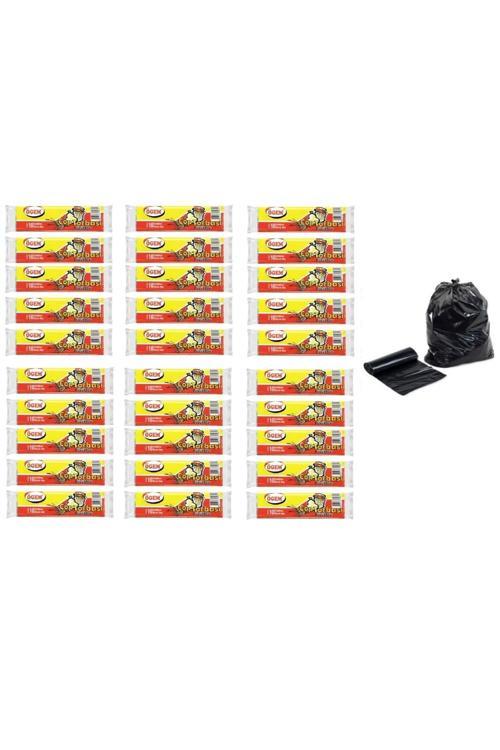 Büyük Boy Çöp Poşeti 65X80Cm 50Lt 10Lu Rulo 30 Paket