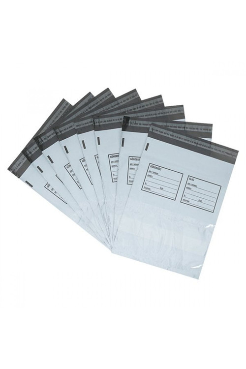 Cepli Orta Boy Kargo Poşeti 30X37+5 Cm - 1000 Adet (40+40=80 Mikron)