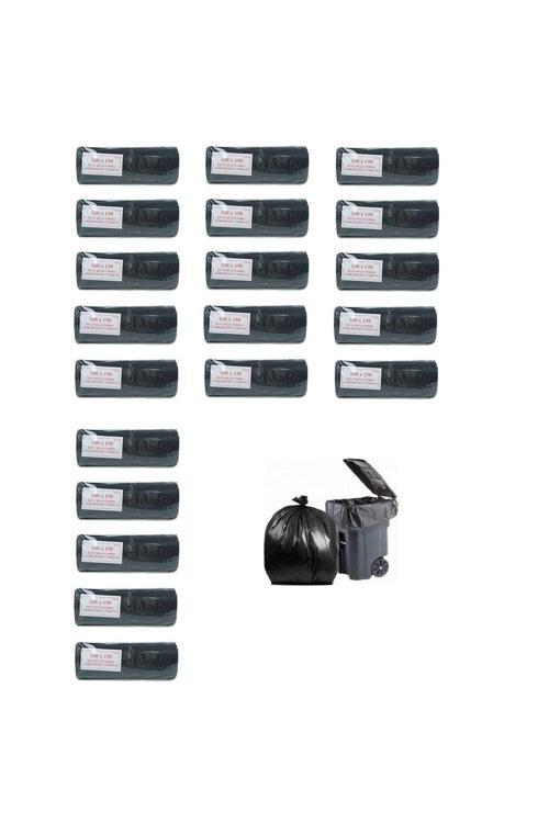 Hantal Boy Ağır Hizmet Çöp Torbası 100X150 Cm 10'Lu Rulo 20 Paket